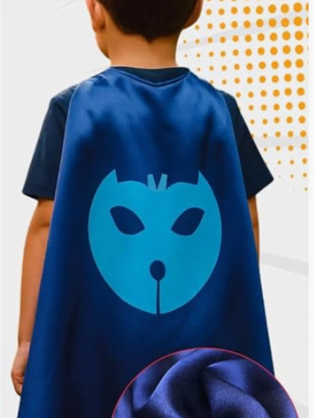 PJ Masks Catboy Cape and Mask Dress Up Set Fits Kids Size 4-6
